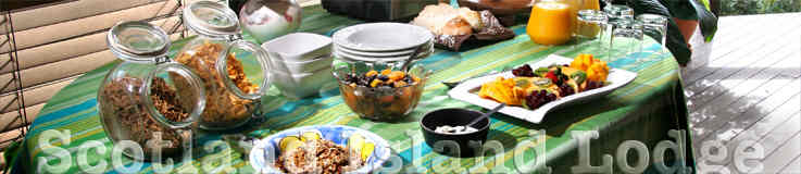Scotland Island Lodge Fine Food Page